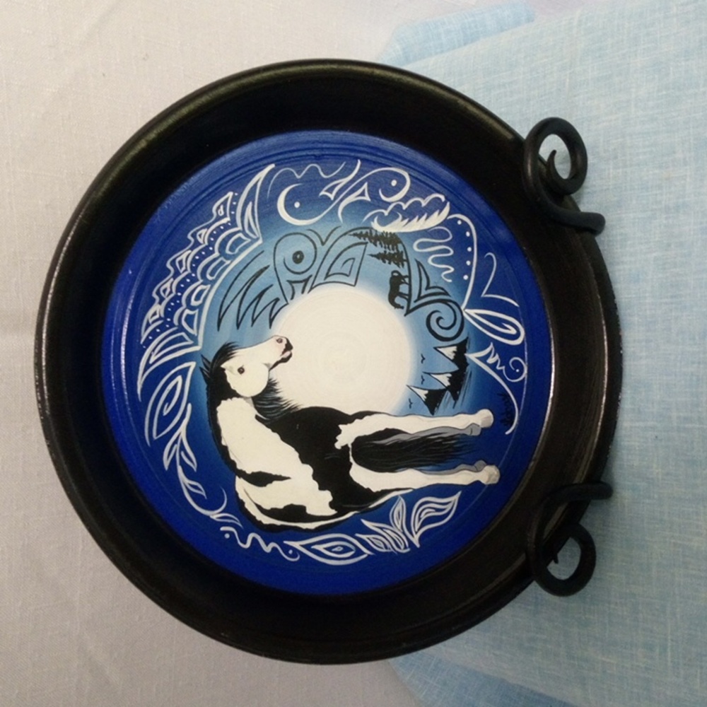 Hand Painted Horse Plate Wall Art Equine Home Decor Essential